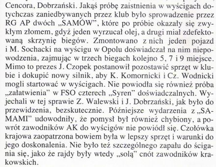 Pędzą samochody, mijają lata