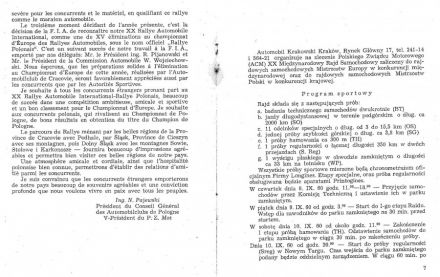 Rajd Polski - 1960r