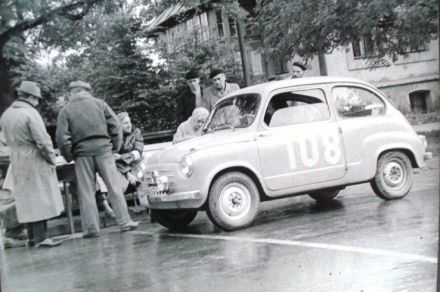 Jerzy Dobrzański i Andrzej Łobodziński – Fiat 600.
