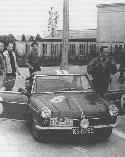  Mieczysław Sochacki i Czesław Kozłowski – NSU Prinz Sport coupe 500.