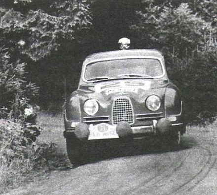 Carl Magnus Skogh i Karl E.Svensson – Saab 96.