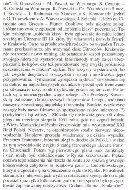 Pędzą samochody, mijają lata – Jerzy Lis