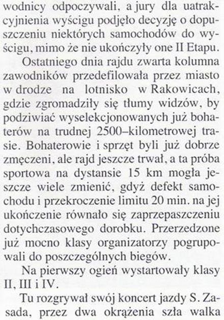 Pędzą samochody, mijają lata – Jerzy Lis