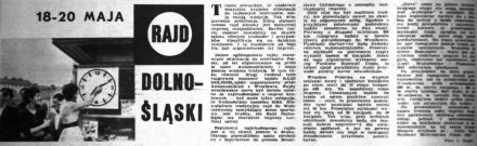 Rajd Dolnośląski - 1962r.