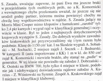 Pędzą samochody, mijają lata – Jerzy Lis