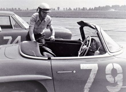Marek Wachowski i Grzegorz Timoszek – Mercedes Benz 300 SL.