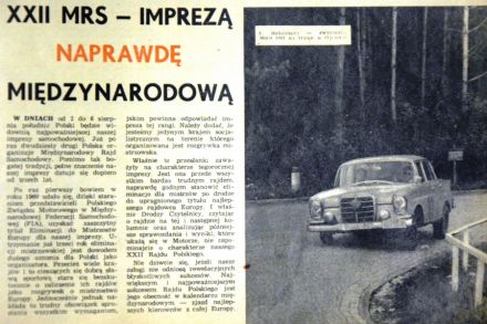 Rajd Polski - 1962r.
