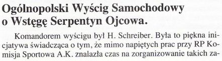 Pędzą samochody, mijają lata – Jerzy Lis