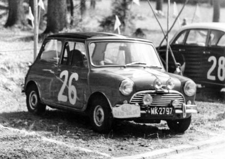 Stanisław Stolarski i Longin Bielak – BMC Mini Cooper.