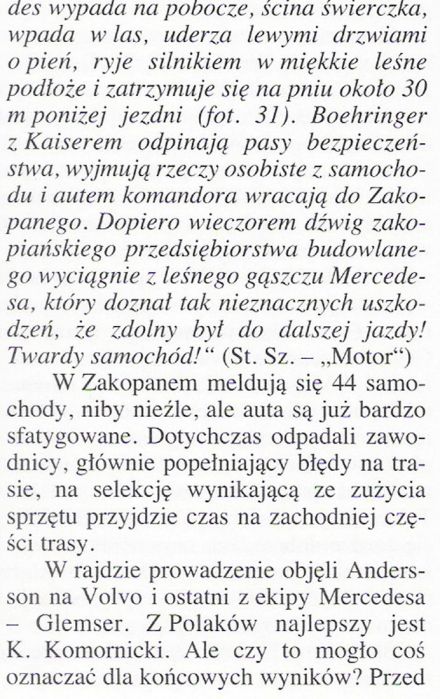 Pędzą samochody, mijają lata – Jerzy Lis