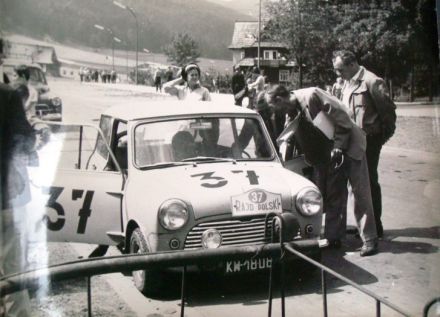 Krzysztof Komornicki i Czesław Wodnicki – Morris Mini Cooper.