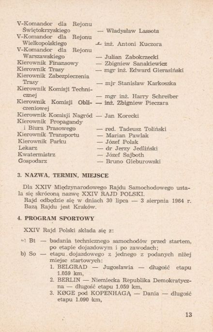 Rajd Polski 1964