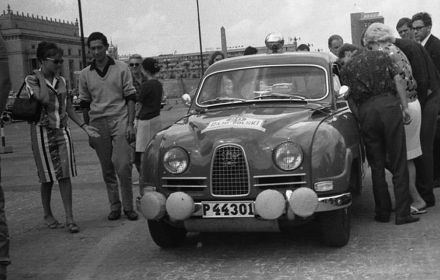 Erik Carlsson i Gunnar Palm – Saab 96.