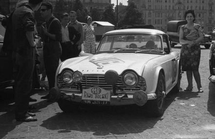 Stefan Minchberg i Wiesław Mrówczyński – Triumph TR 4.