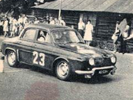 Adam Wędrychowski i Marek Varisella – Renault Dauphine.