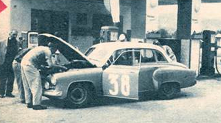 Kurt Otto i Hermann Hanf – Wartburg 1000.