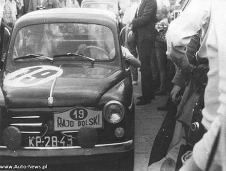 Julian Robak i Aleksander Kurzius – Fiat 600D.