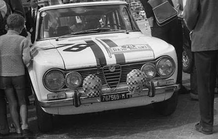 Silvano Stefani i Luciano Lombardini – Alfa Romeo Giulia Super Ti.
