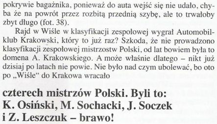 Pędzą samochody, mijają lata – Jerzy Lis