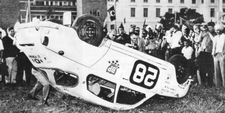 Erik Carlsson i Gunnar Palm – Saab 96 Sport.