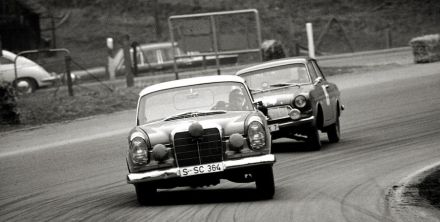 Eugen Böhringer i Klaus Kaiser – Mercedes Benz 300 SE.