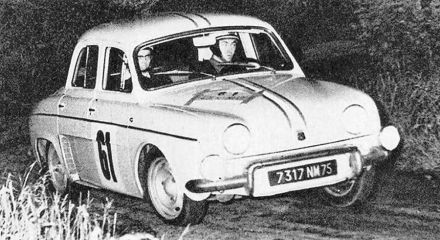 Gerard Larrousse – Renault Dauphine.