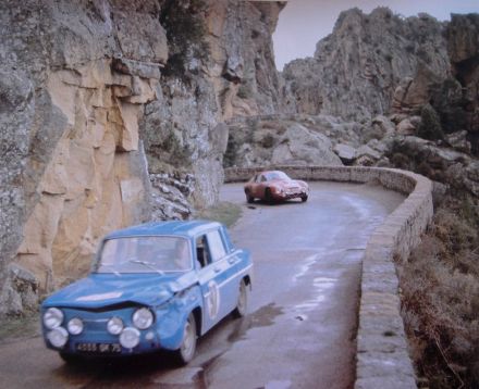 Hubert Mellot i Jacques Pinelli - Renault 8 Gordini.