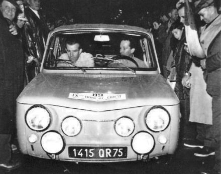 Jean Vinatier i Roger Masson – Renault 8 Gordini.