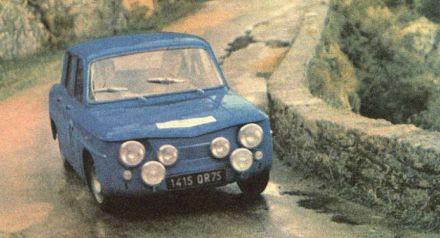 Jean Vinatier i Roger Masson – Renault 8 Gordini.