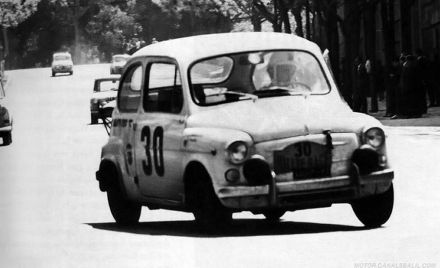 Jorge Bagration i Enrique Plaza – Fiat Abarth 850.