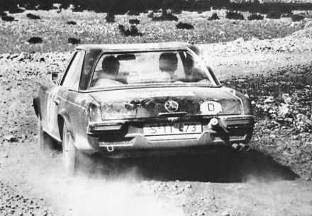 Eugen Böhringer i Klaus Kaiser - Mercedes Benz 230 SL.