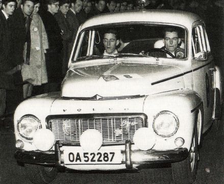 Tom Trana i Gunnar Thermenius – Volvo PV 544.