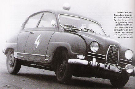 Erik Carlsson i Gunnar Palm – Saab 96.