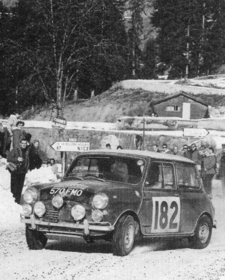 Timo Mäkinen i Patrick Vanson – BMC Mini Cooper S.