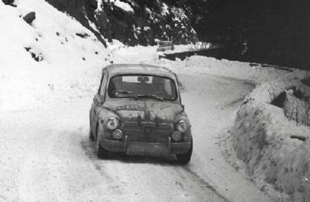 Horst Leukel i K.Henneke – Fiat Abarth 850.