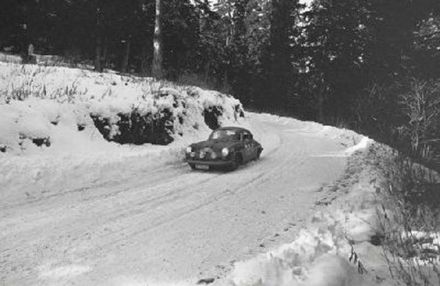 Günter Klass i Hans Wencher – Porsche 356 Carrera.