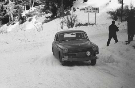 Tore Borg Noren i Sten Stensrud – Volvo Amazon.