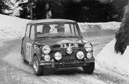 Timo Mäkinen i Patrick Vanson – BMC Mini Cooper S.
