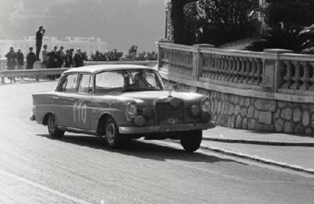Eugen Böhringer i Klaus Kaiser – Mercedes Benz 300 SE.