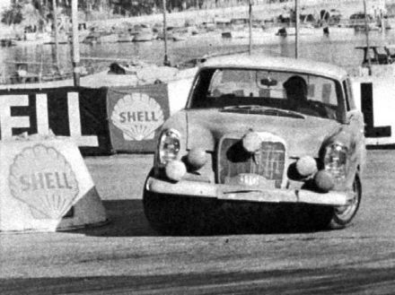 Eugen Böhringer i Klaus Kaiser – Mercedes Benz 300 SE.