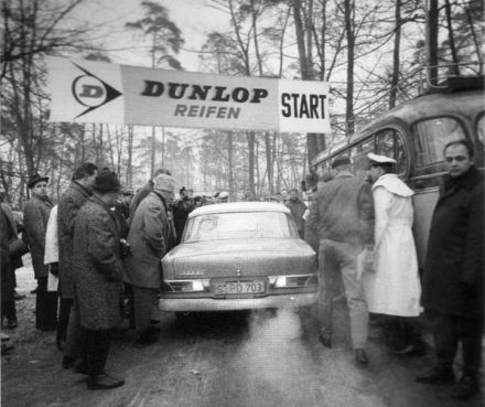 Eugen Böhringer i Klaus Kaiser – Mercedes Benz 300 SE.