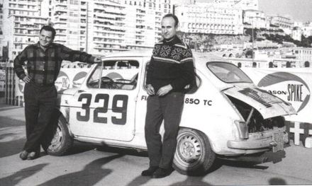 Paul Condrillier i Michel Billard – Fiat Abarth 850 TC.