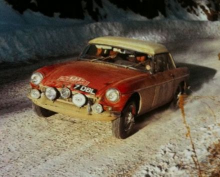 Donald Morley i Eric Morley – MG MGB.