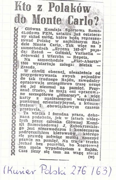 Kurier Polski 276 / 1963r