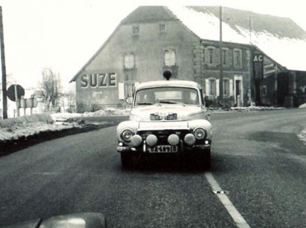 Carl Skogh i Lennart Berggren – Volvo PV 544.