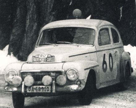 Carl Skogh i Lennart Berggren – Volvo PV 544.