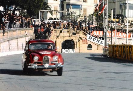 Eric Carlsson i Gunnar Palm – Saab 96.