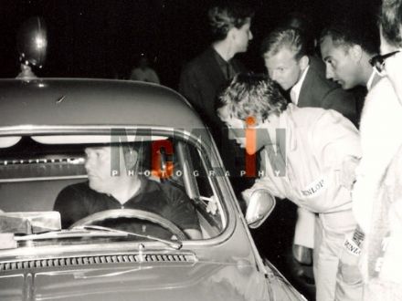 Patt Moss Carlson i V.Domleo – Saab 96 Sport.
