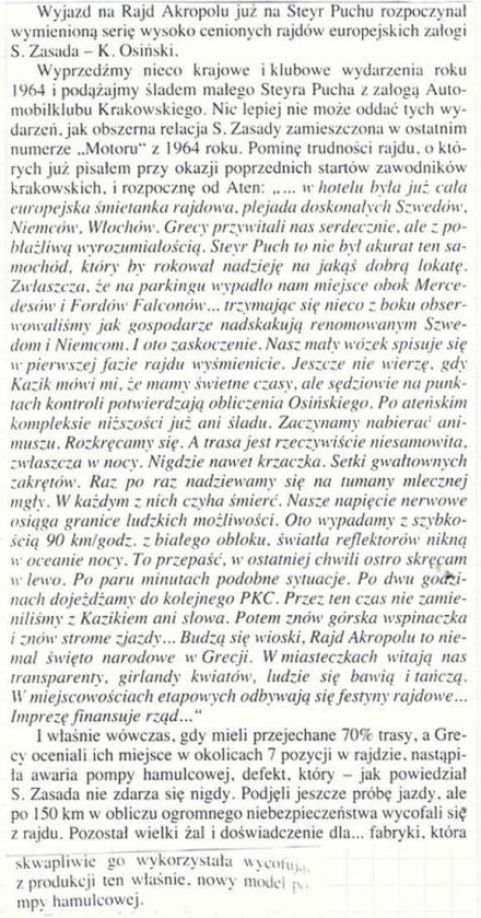 Pędzą samochody, mijają lata