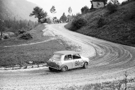 Walter Pöltinger i Ernst Merinsky – Morris Mini Cooper.